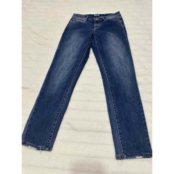 J McLaughlin Jeans Size 6 Straight Leg Dark Wash - Picture 1 of 9